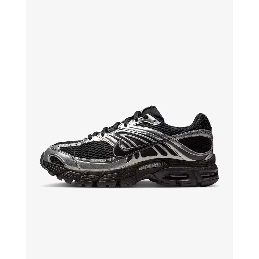 Womens Size 8 -Nike Air Max Moto 2K Black Metallic Silver Shoes HQ2056-007 NEW